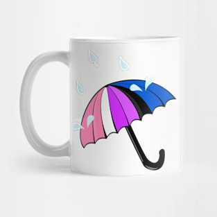 Pridin' in the Rain Mug